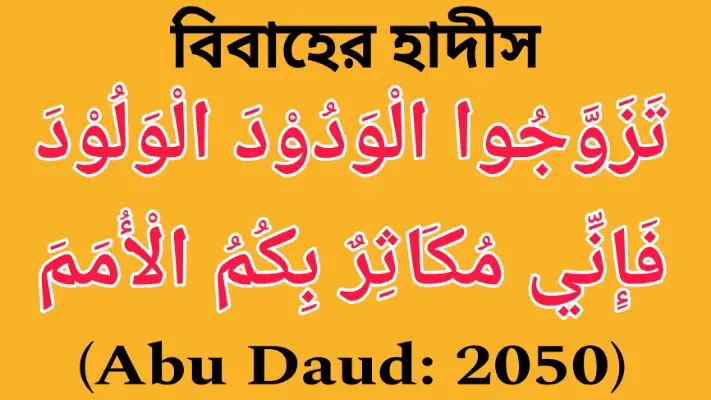 বিবাহের হাদীস, Abu Daud Hadees number 2050