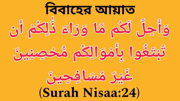 Surah Nisaa Aayat number 24