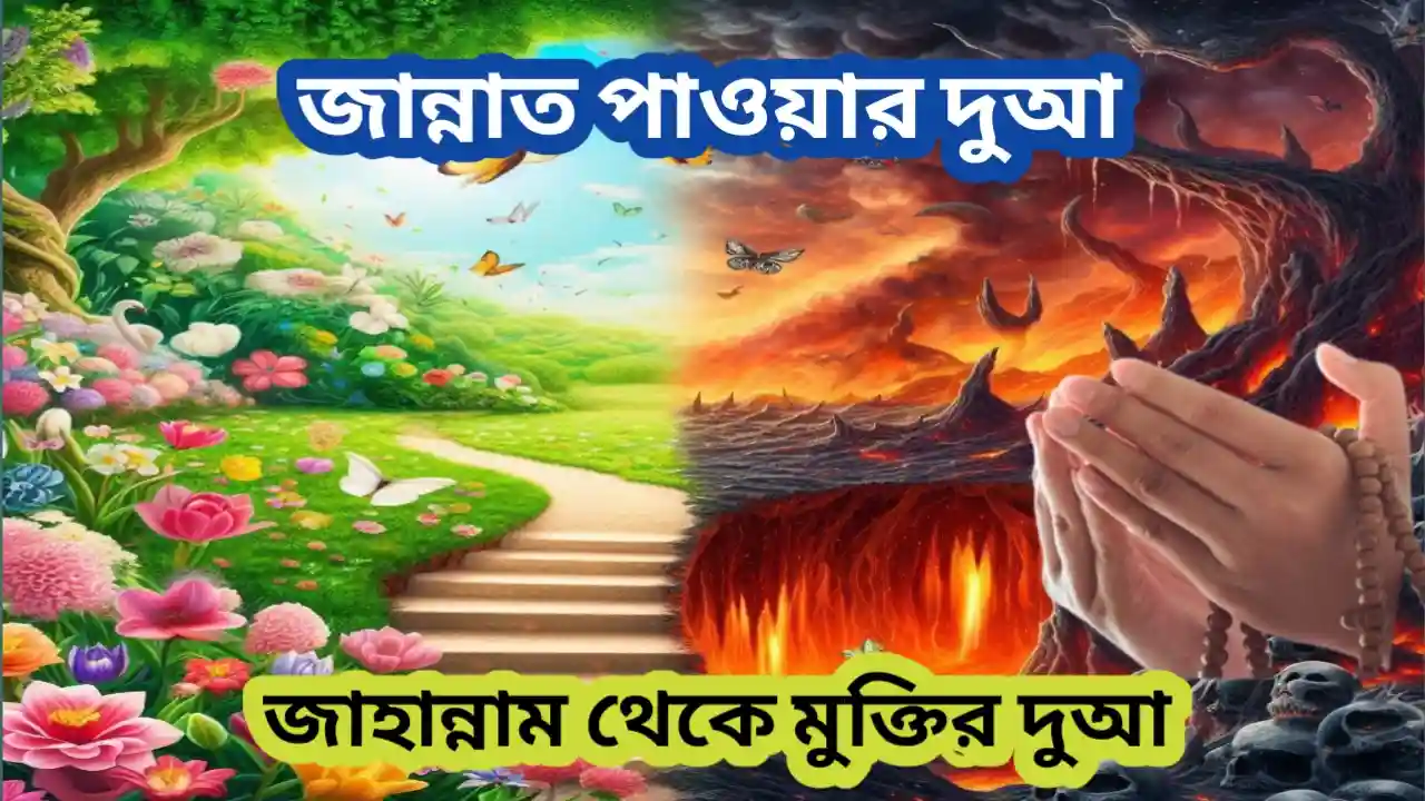 জান্নাত পাওয়া ও জাহান্নাম থেকে মুক্তির দুআ-Jannat pawa o Jahannam theke Muktir Dua