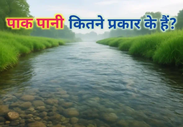 पाक पानी कितने प्रकार के हैं-Paak Pani kitne Prakar ke hain?